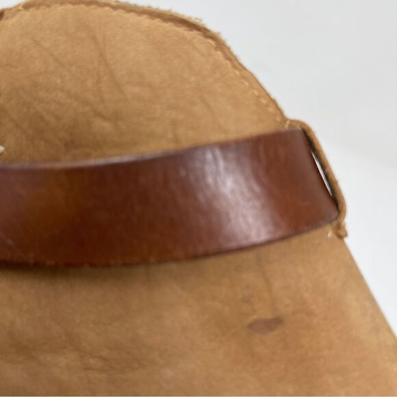 Rag & Bone Harrow Booties Leather Suede Ankle Boot Brown Women's 8 Stacked Heel - Picture 10 of 10